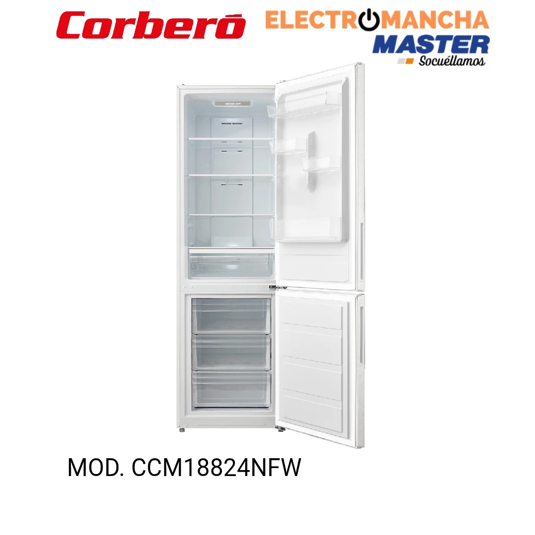 FRIGO COMBI CORBERO CCM18824NFW 1,88*60 NF CLASE E 2