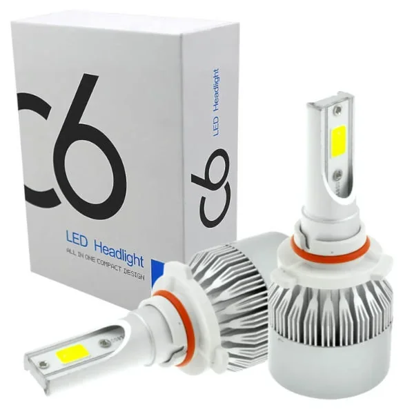 LED C6 8000LM H1, H4, H7, 9005