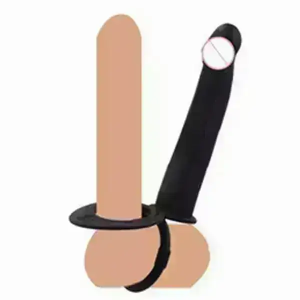 Doble Anillo con dildo A010