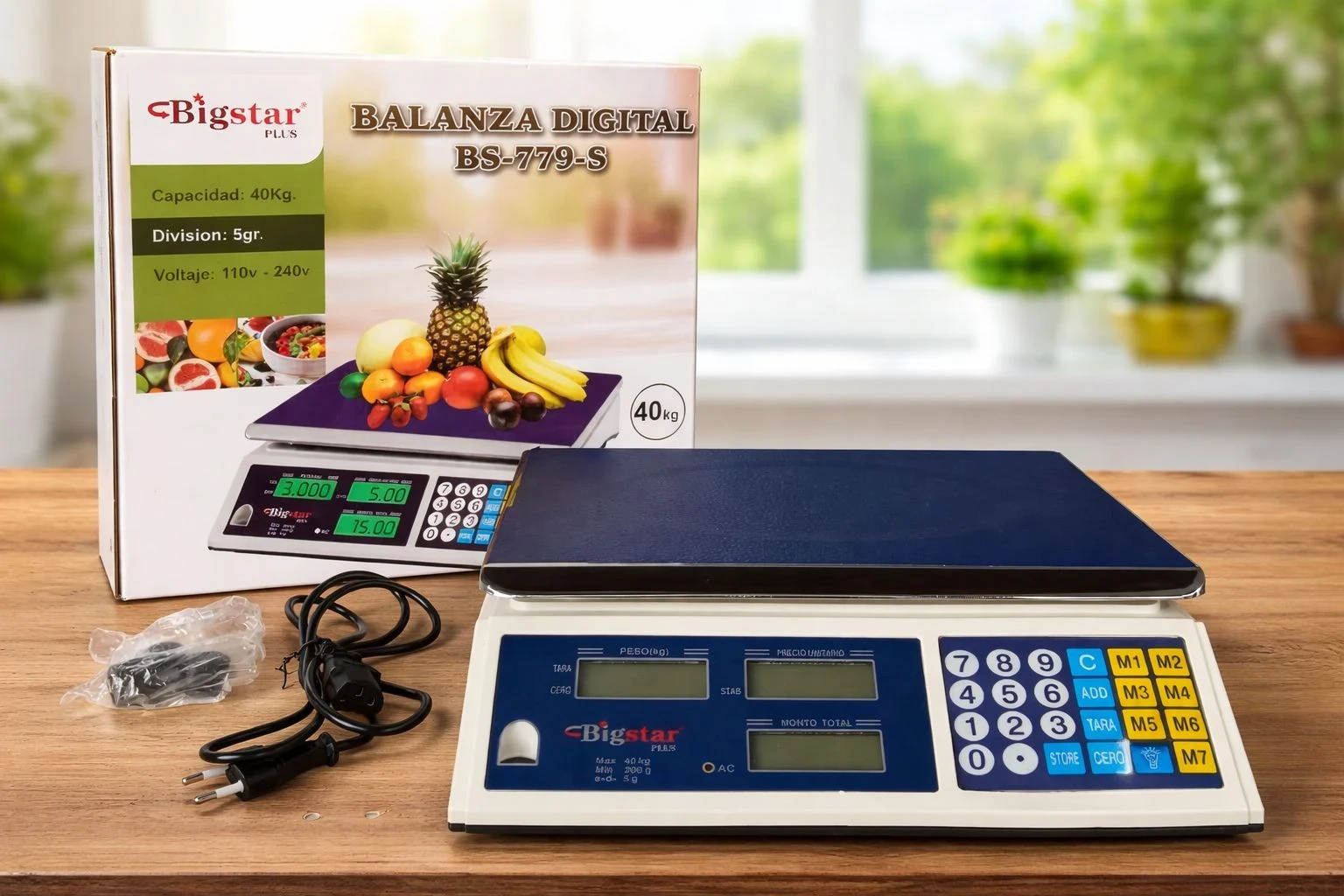 BALANZA DIGITAL BIGSTAR 40KG 