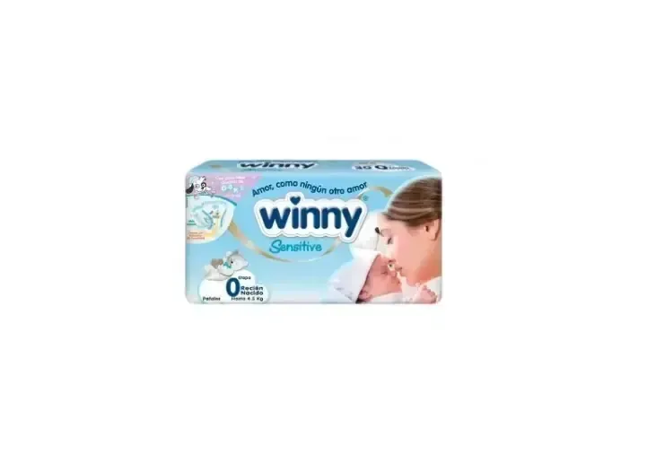 PAÑALES WINNY SENSITIVE 0 X 30