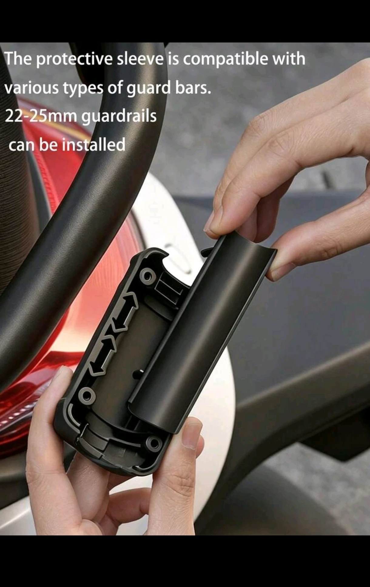 Protector de Defensas para Moto con Tira Reflectante - Par (2 Piezas) 4
