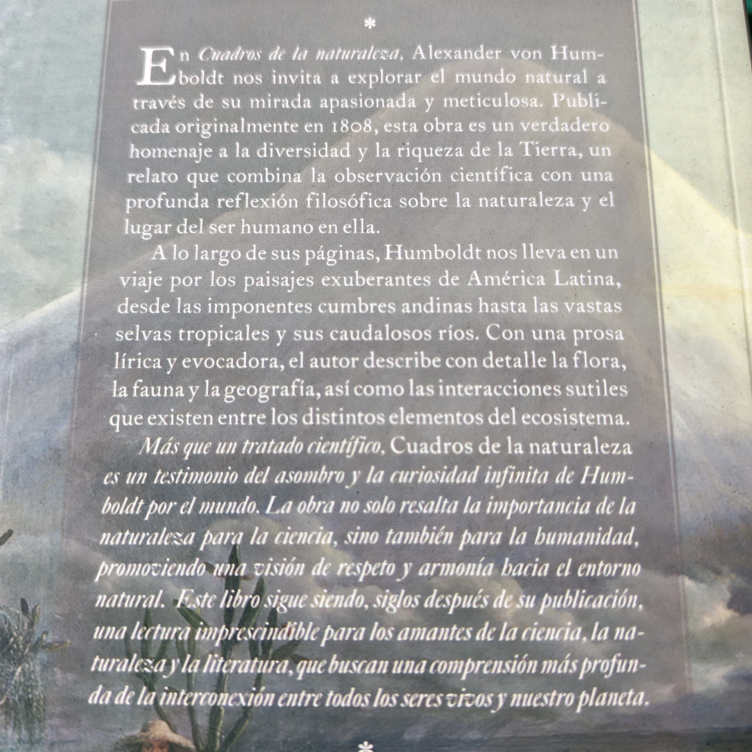 Cuadros de la naturaleza, Alexander Von Humboldt Nuevo  2