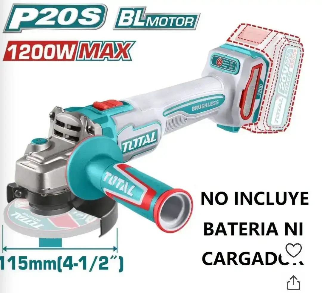 AMOLADORA 1200w CABEZAL