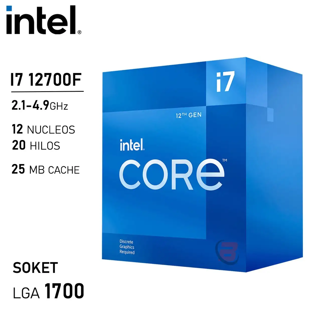 Intel Core i7 12700F  2