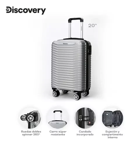 VALIJA Discovery 20", COLOR TURQUEZA
