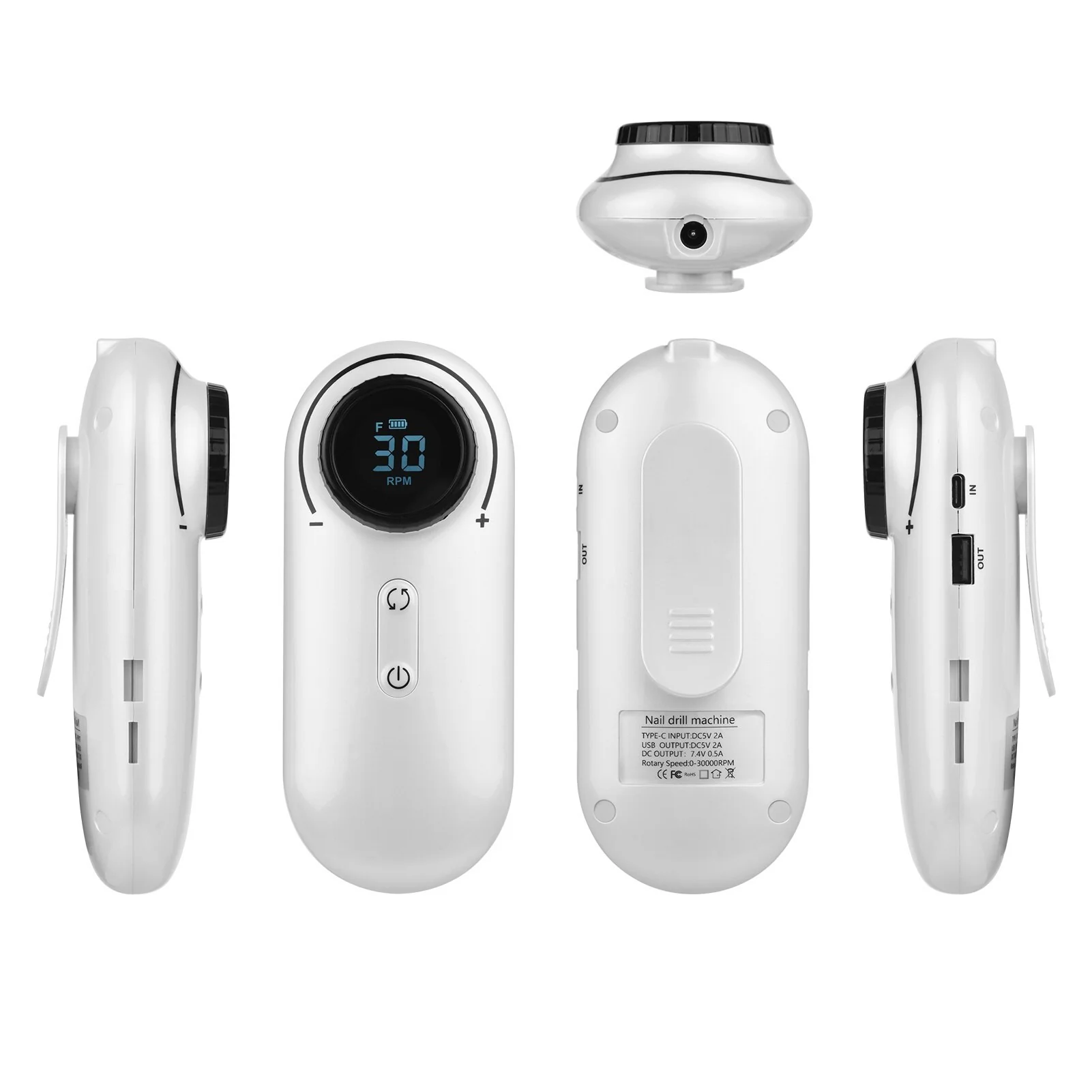 Pulidor de Uñas Portatil Recargable  Inalámbrico 3