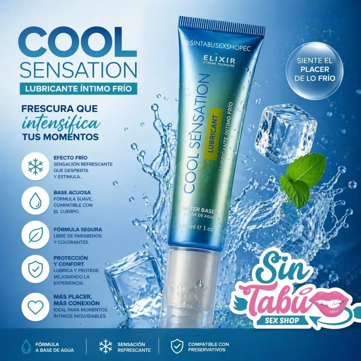 LUBRICANTE ÍNTIMO FRÍO 