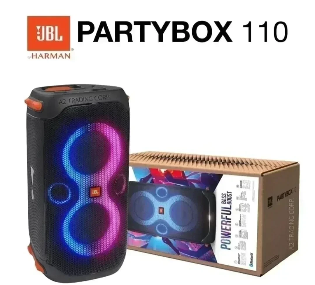 Parlante Jbl Partybox 110 Con Bluetooth Black 100v/240v