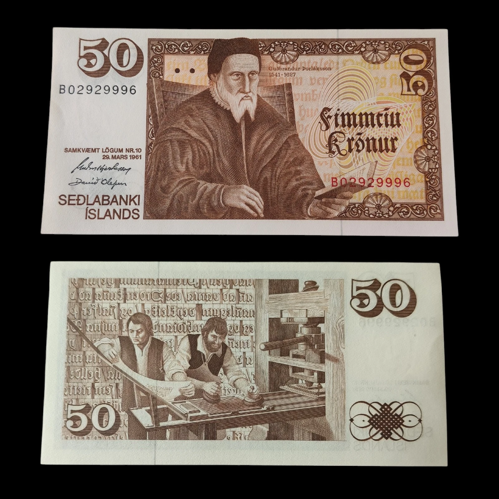 ° Islandia 50 Kronur UNC