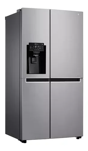 Heladera LG iNVERTER NO FROST GS65SPP1 Silver con freezer 601L 220V