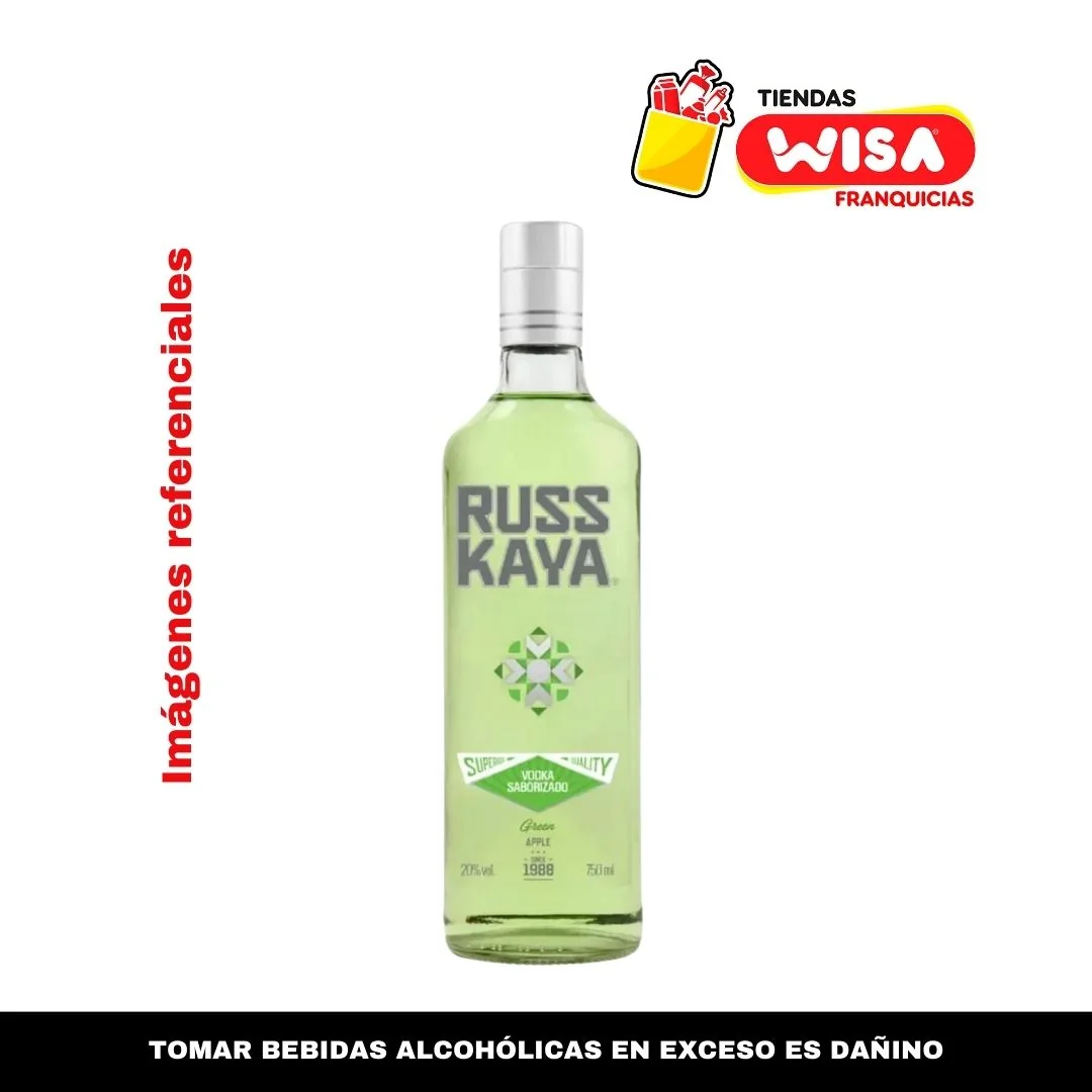 Vodka Russ Kaya Green 750 ML