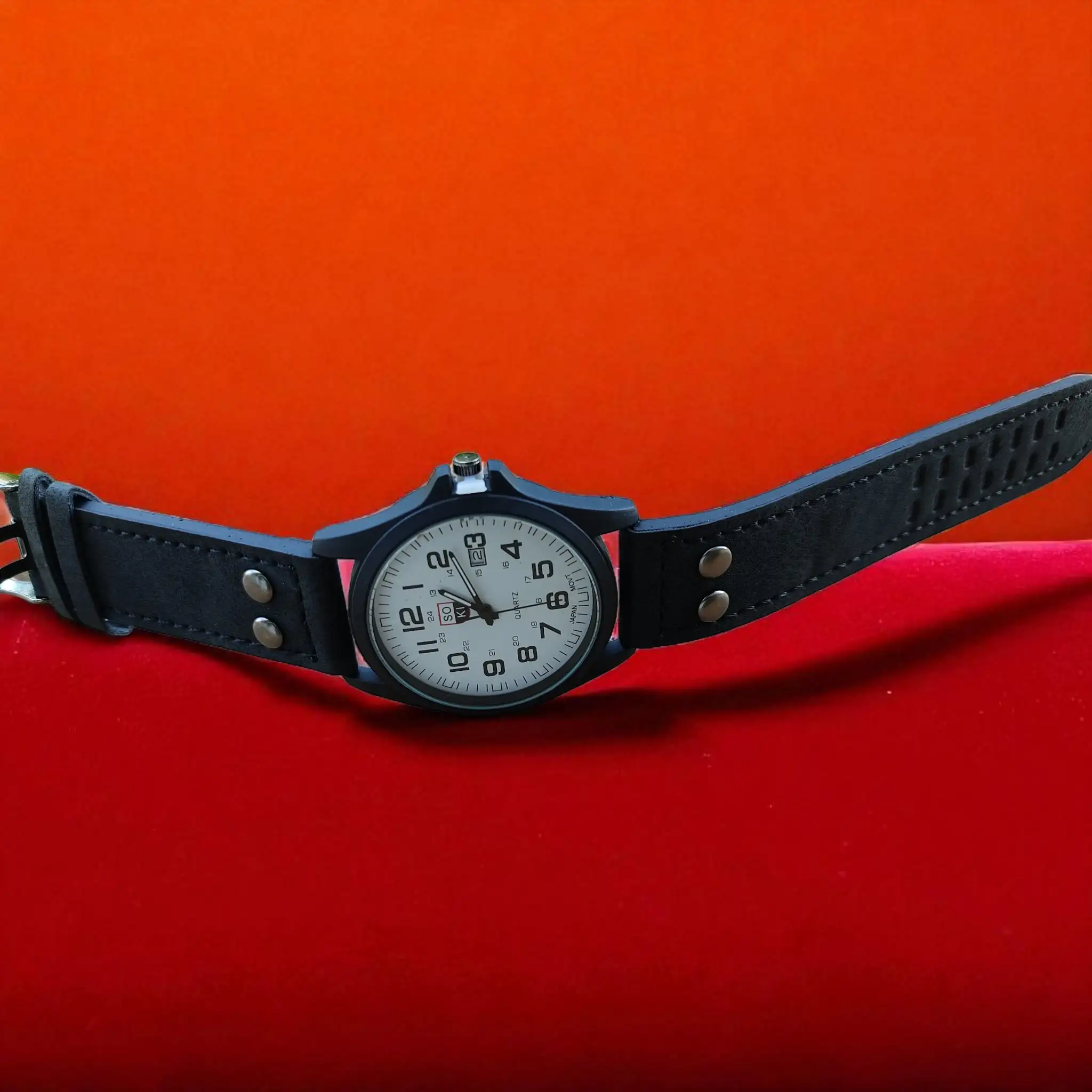 Reloj de hombre de Correa Negra 4