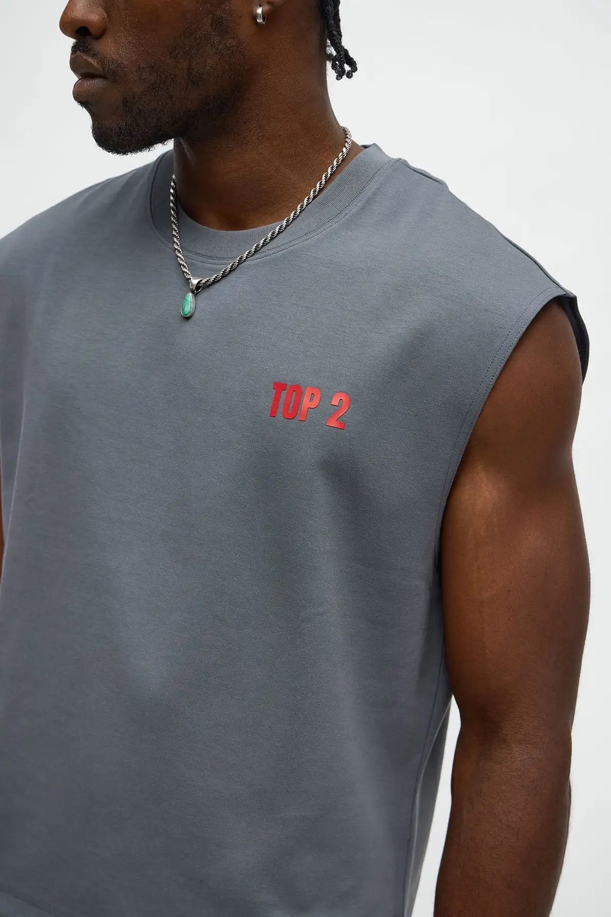 Cropped Muscle Tee - Size M y L 2