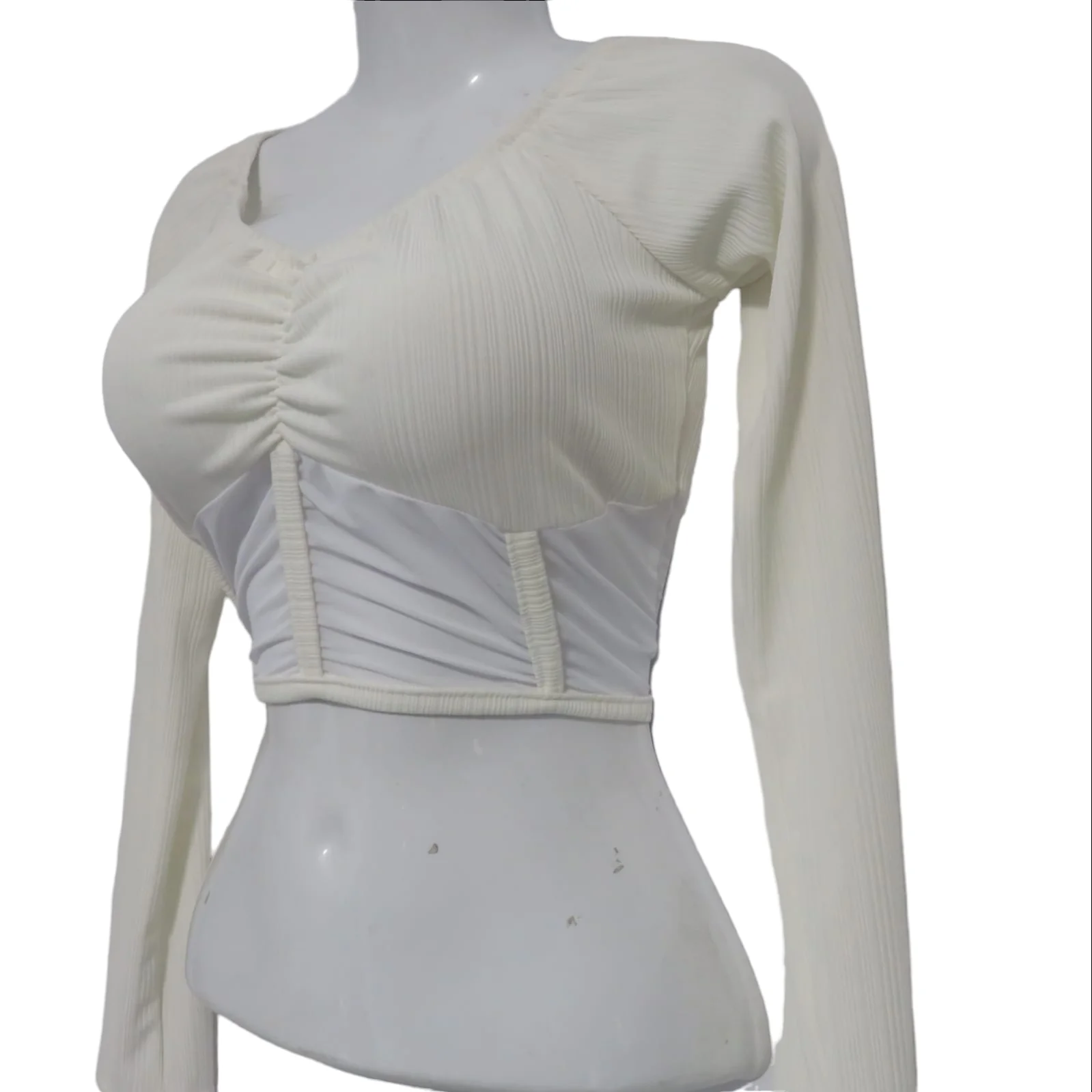 Top mesh blanco 3
