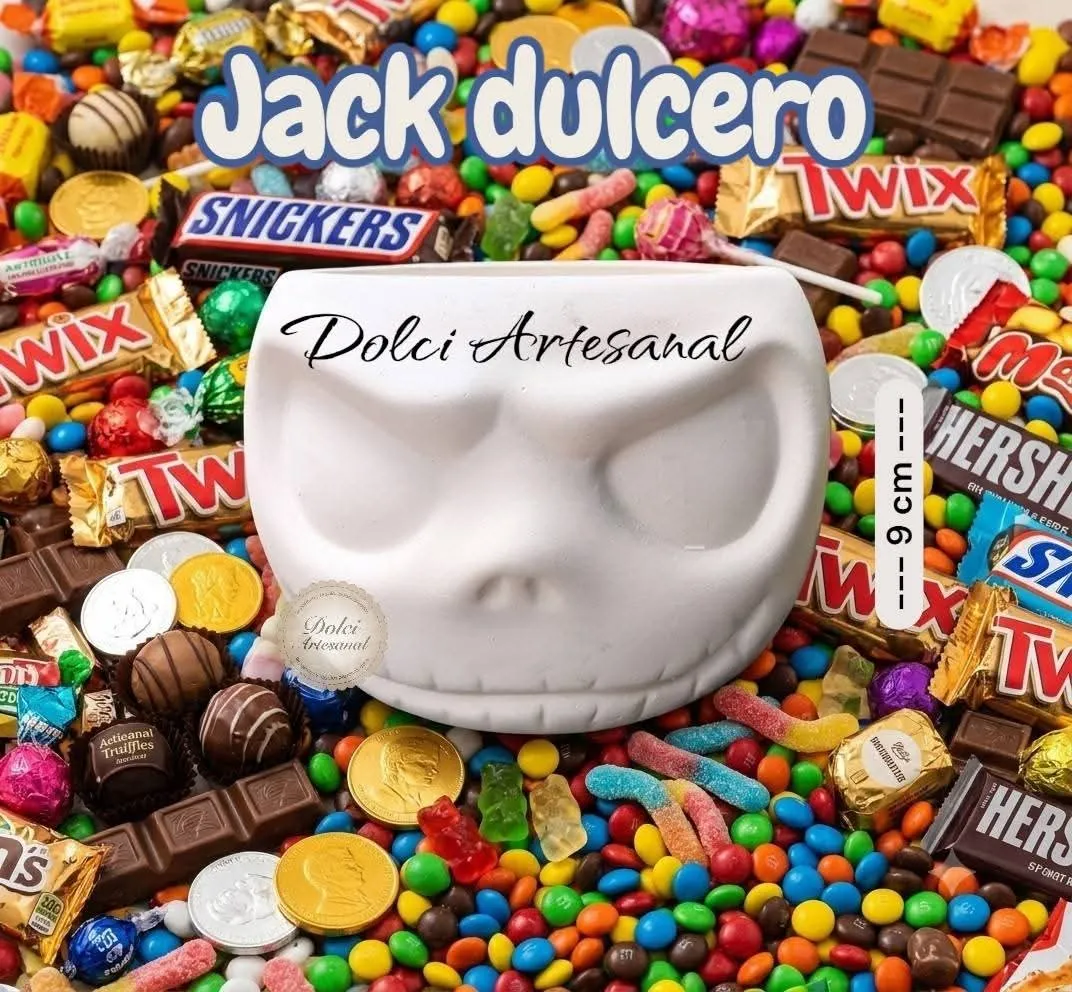 Jack Skellington dulcero & maceta 
