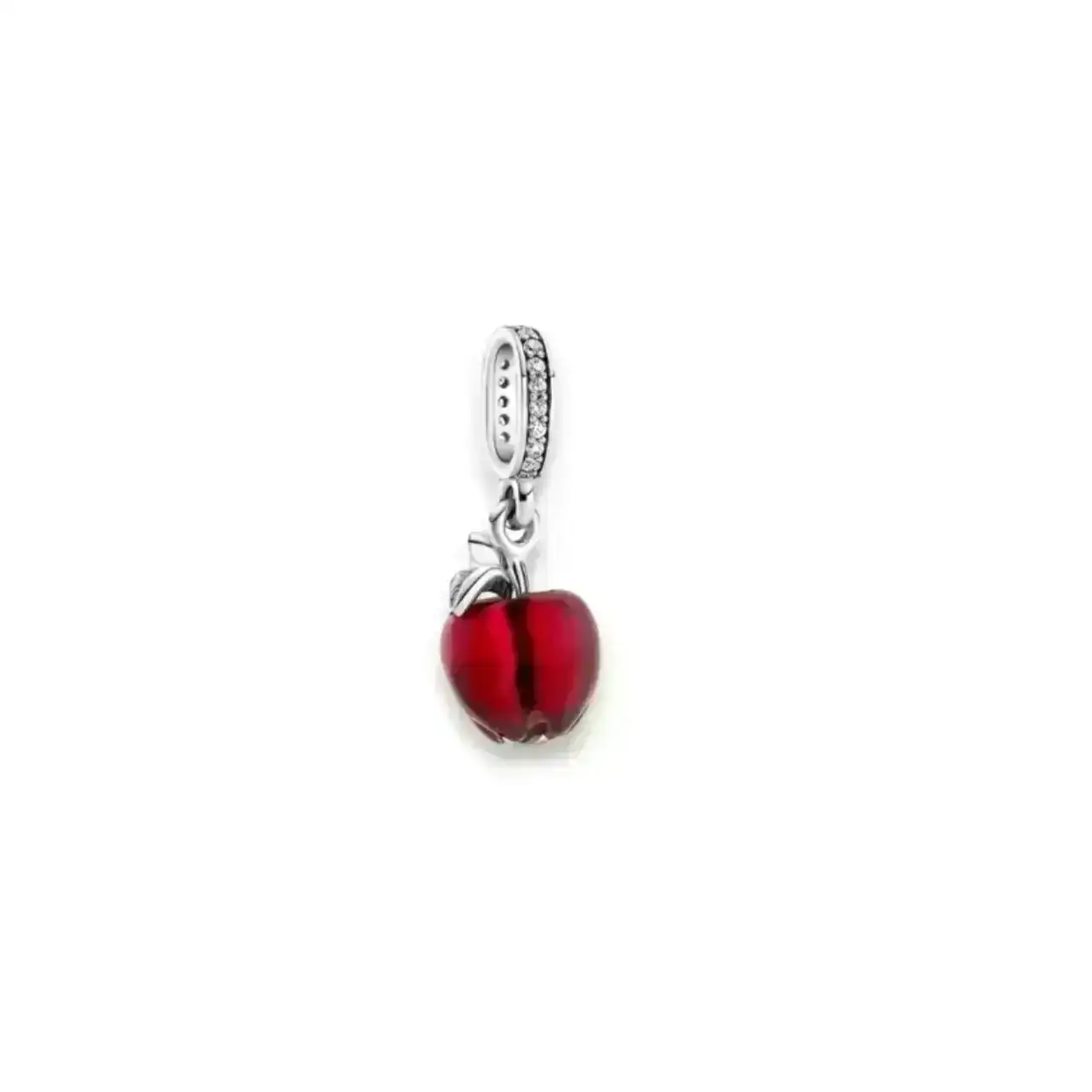Charm Manzana Cristal Colgante