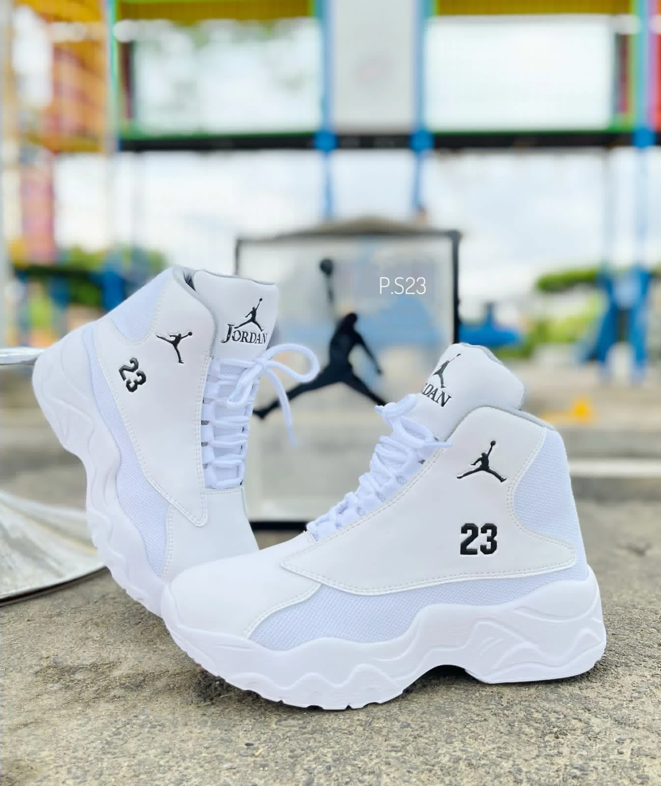 Botas Jordan Blanco Unisex 