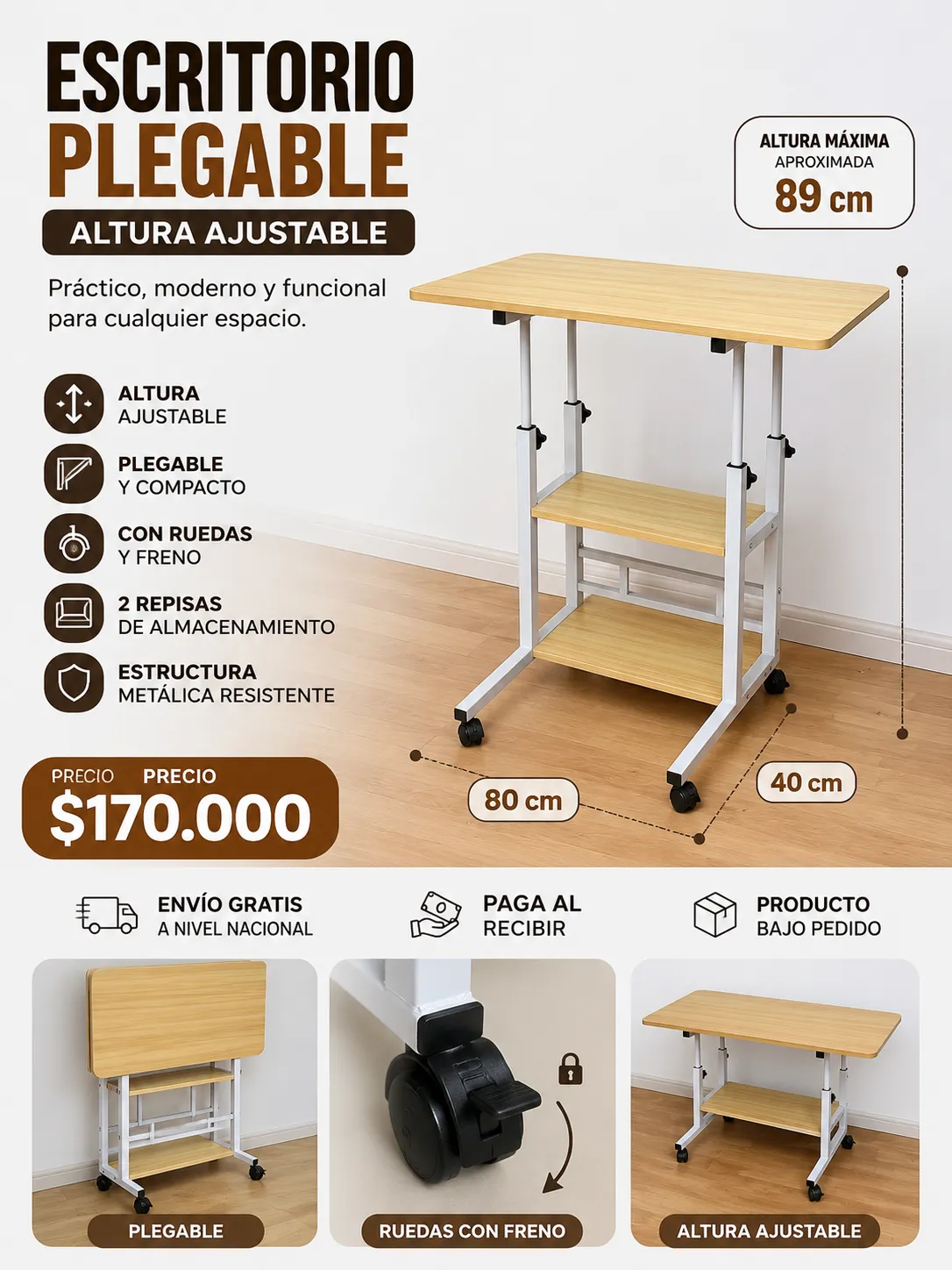 ESCRITORIO PLEGABLE 