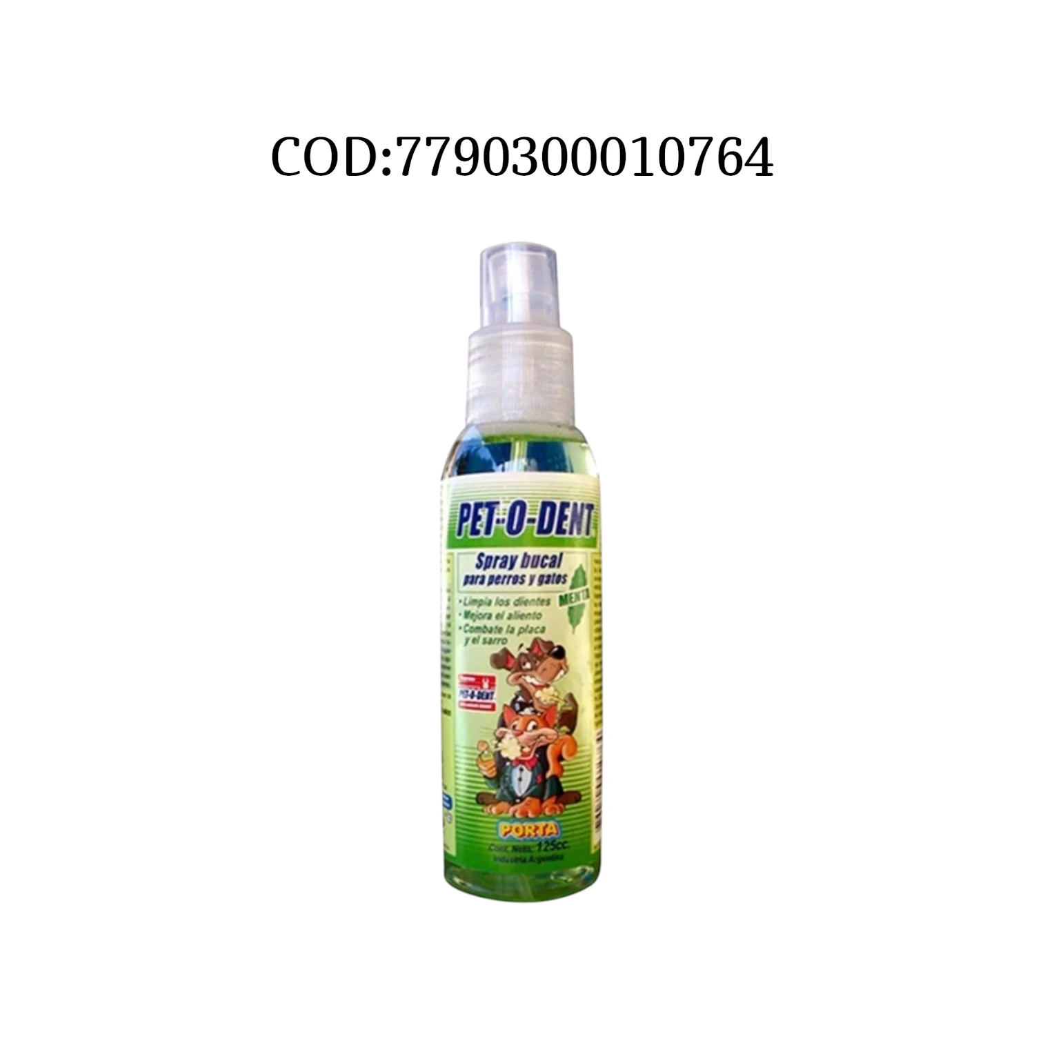 Pet o dent spray Porta
