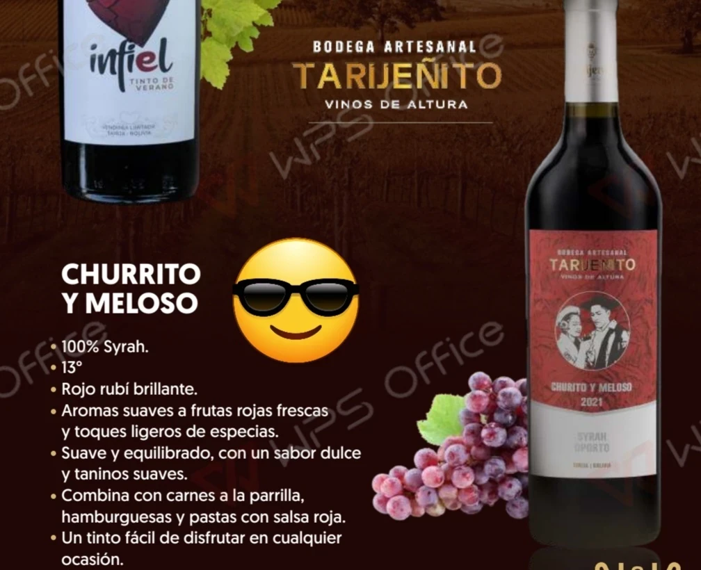 VINO CHORRITO Y MELOSO