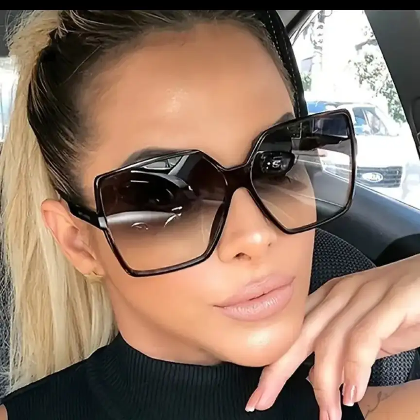 Lentes cuadrados degradados 