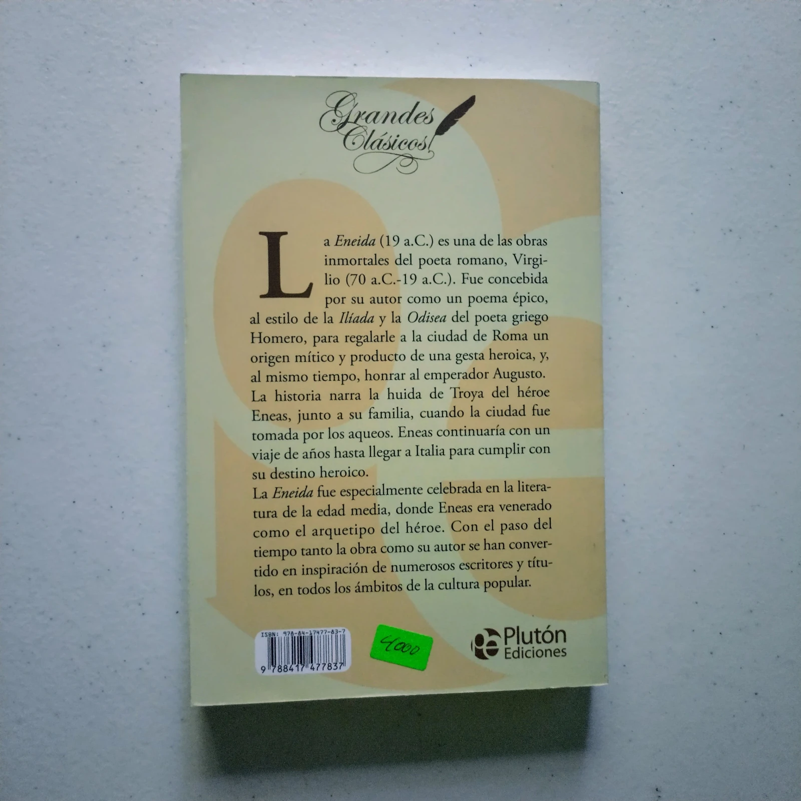 La Eneida, Virgilio, nuevo  2