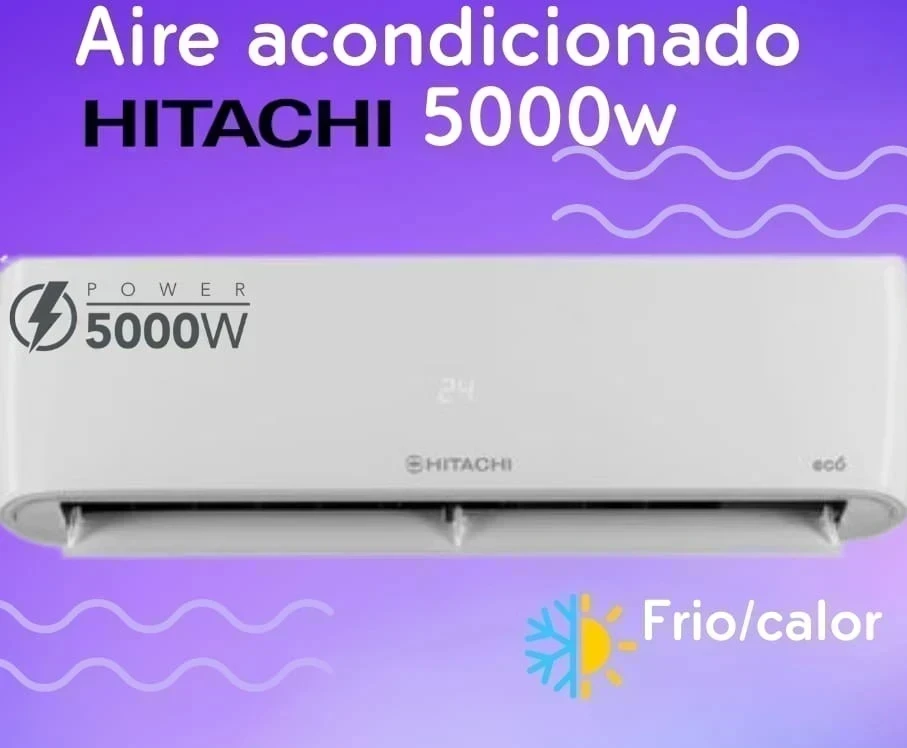 AIRE ACONDICIONADO HITACHI 5000W FRIO/CALOR