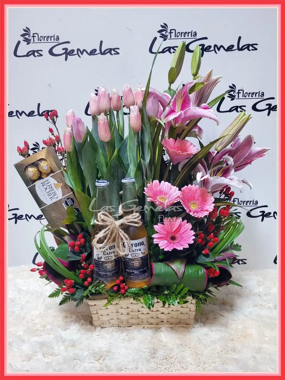 Canasta floral 