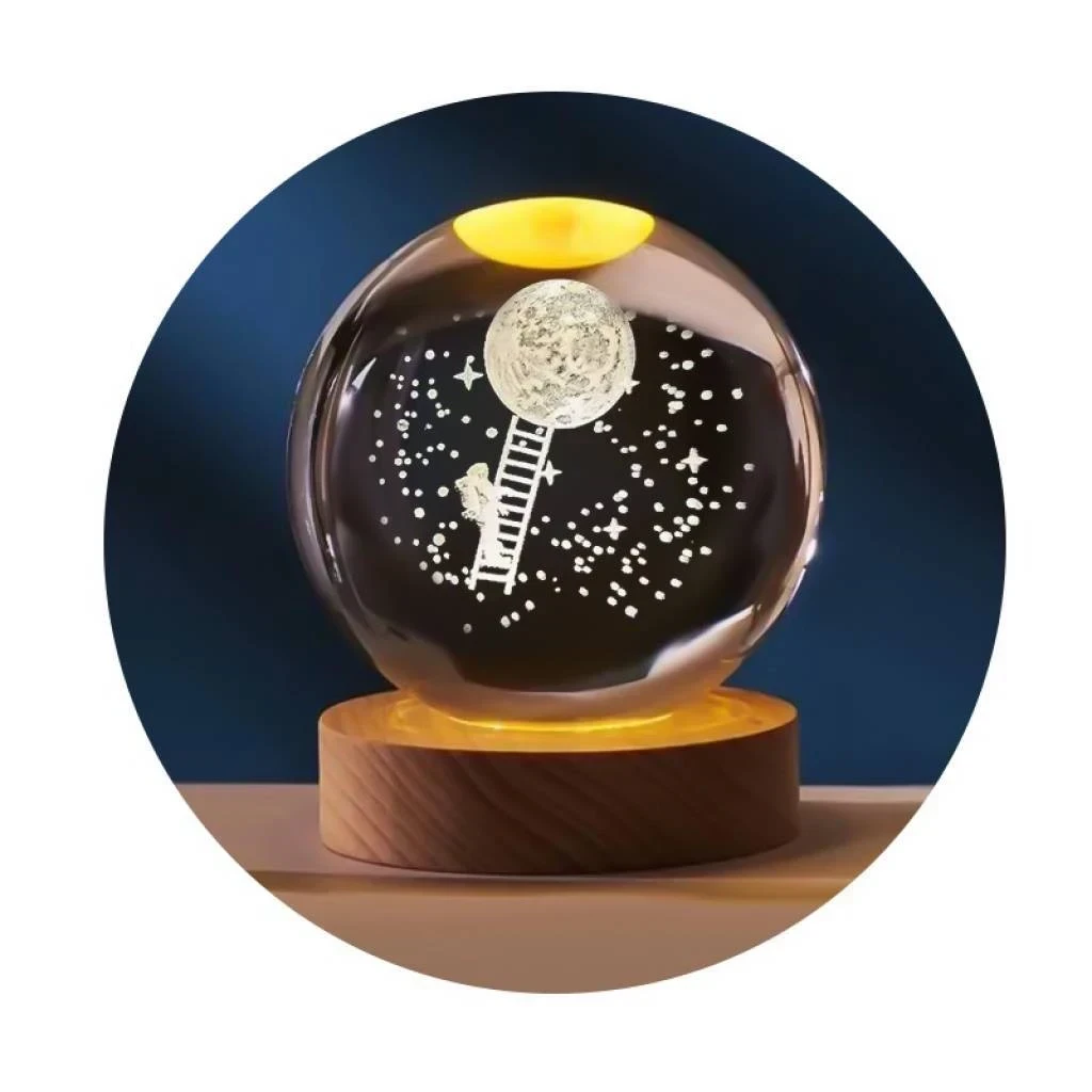 Lampara Esfera de Cristal 6/8CM 2