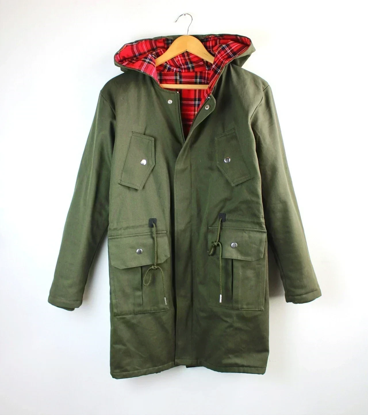 Chaqueta tipo parka verde