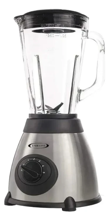 LICUADORA EMBASSY INOX 600W JARRA DE VIDRIO 