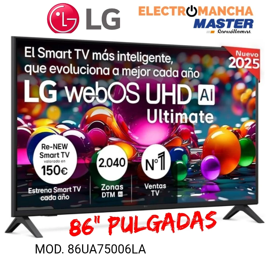 TELEVISIÓN LED LG 86UA75006LA 86" PULGADAS 4K SMART 