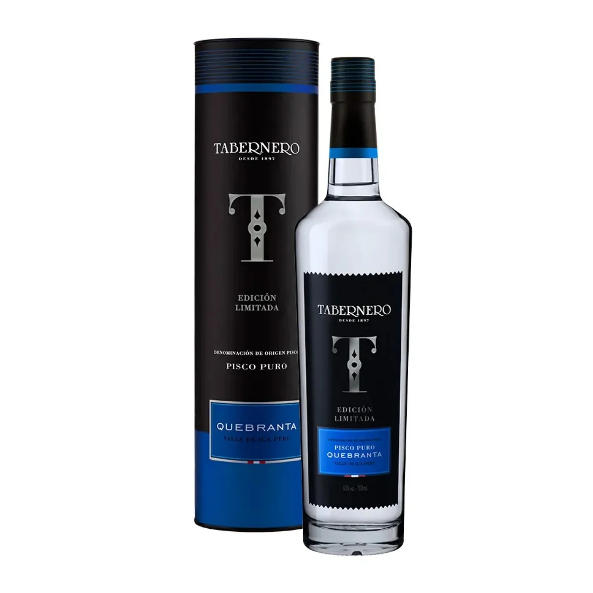 PISCO TABERNERO QUEBRANTA 700ML TUBULAR EDICION LIMITADA