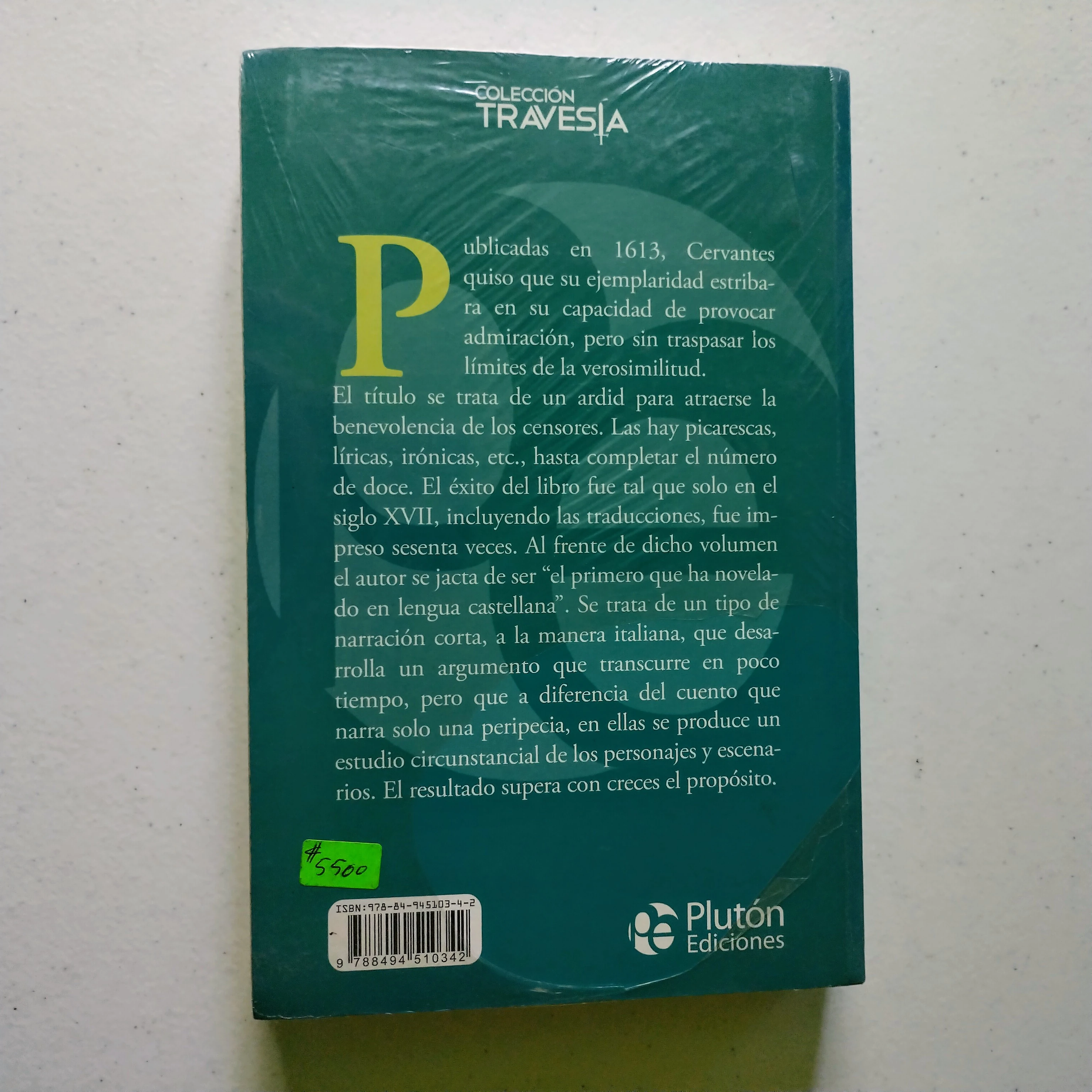 Novelas ejemplares, Miguel de Cervantes, nuevo 2