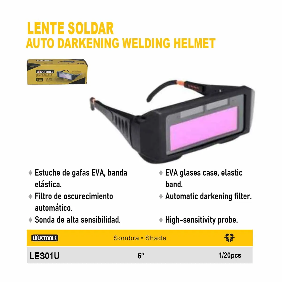 LENTE SOLDAR AUTOMATICO UYUST 