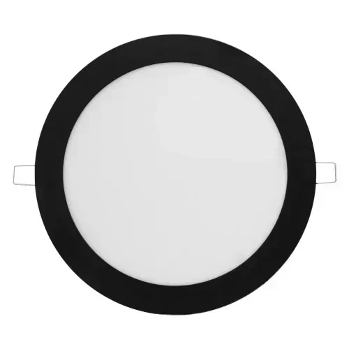 PANEL LED EMPOTRADO REDONDO NEGRO