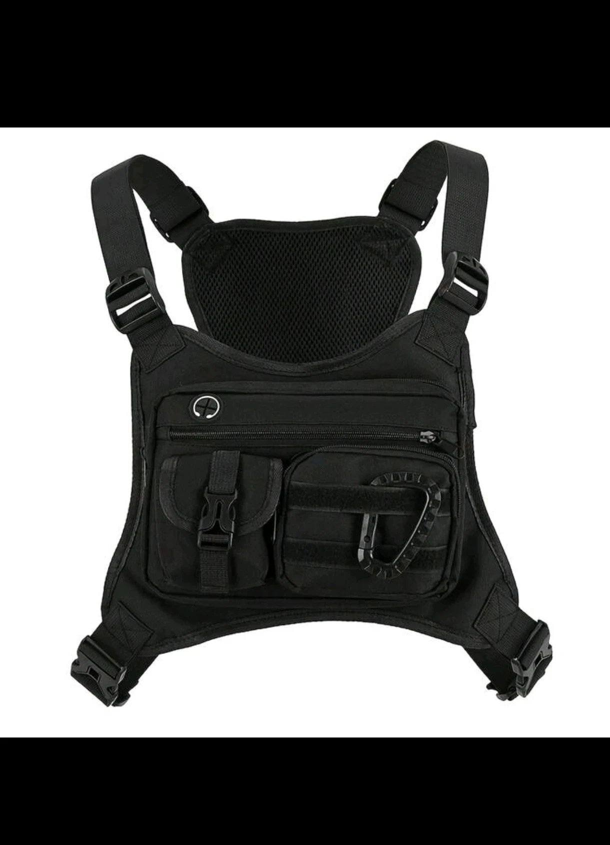 Bolso Táctico de Pecho Premium – Nailon Cordura de Alta Resistencia, Hebillas de Liberación Rápida y Costuras Reforzadas. 3