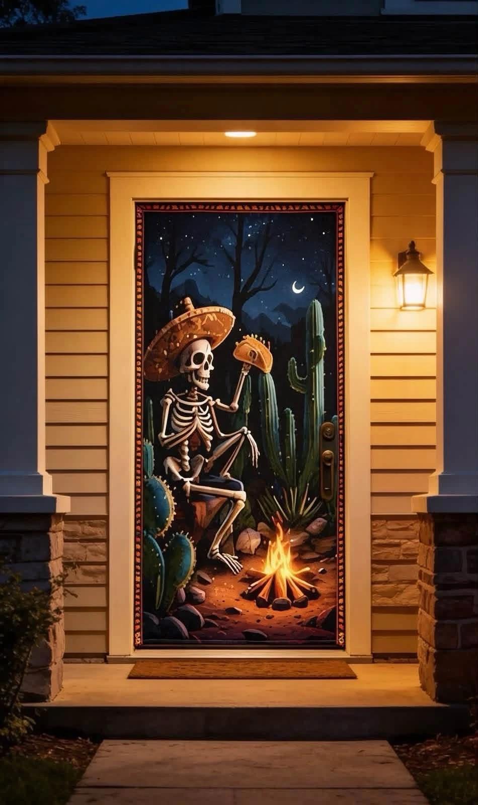 Cubrepuerta halloween (210 x 100 cm) 2