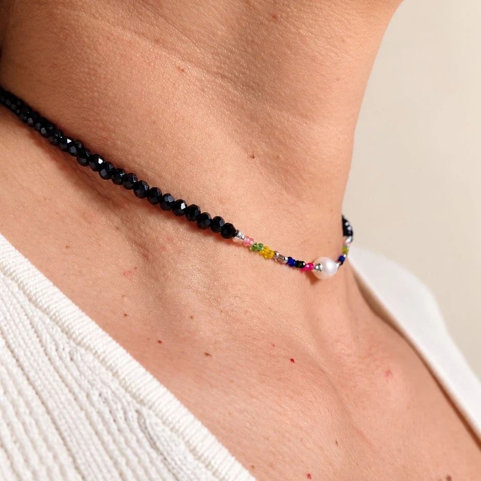 Choker Primavera (Negro)  2