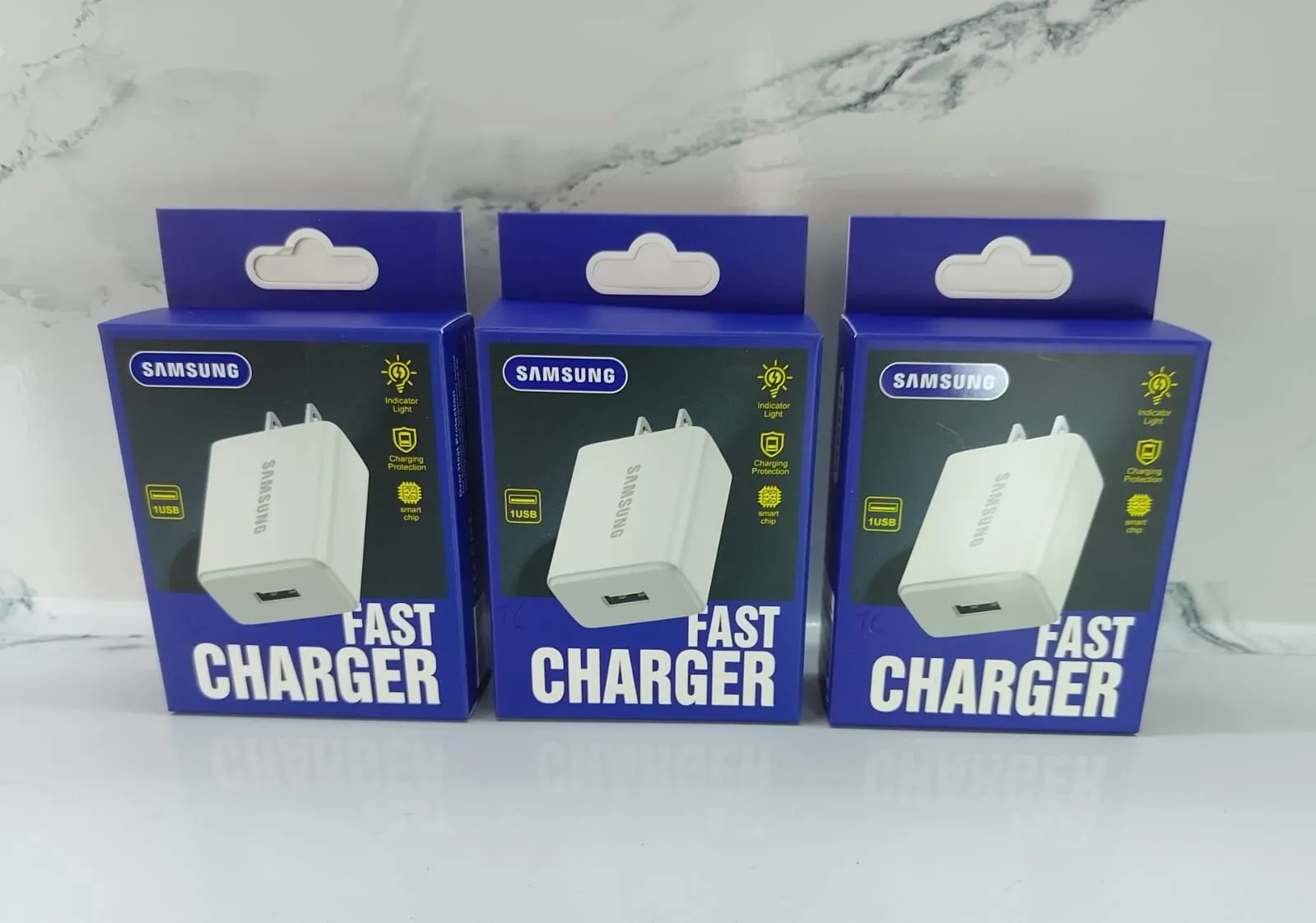 Cargador marcado Samsung 2A tipo C y V8 