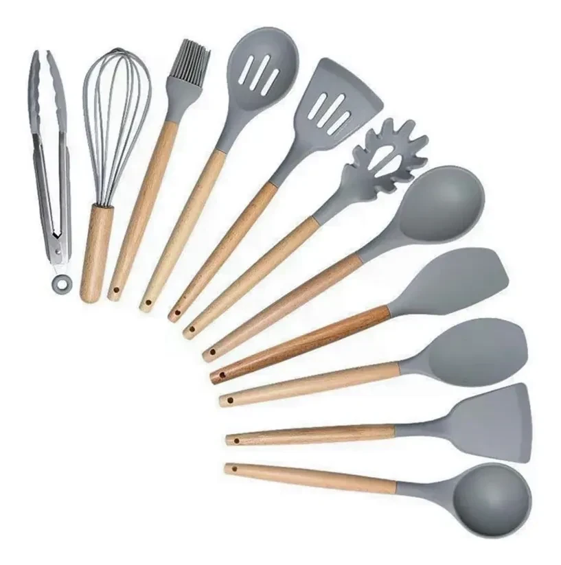 SET DE UNTENSILLOS DE SILICONAS X12 PIEZAS 2