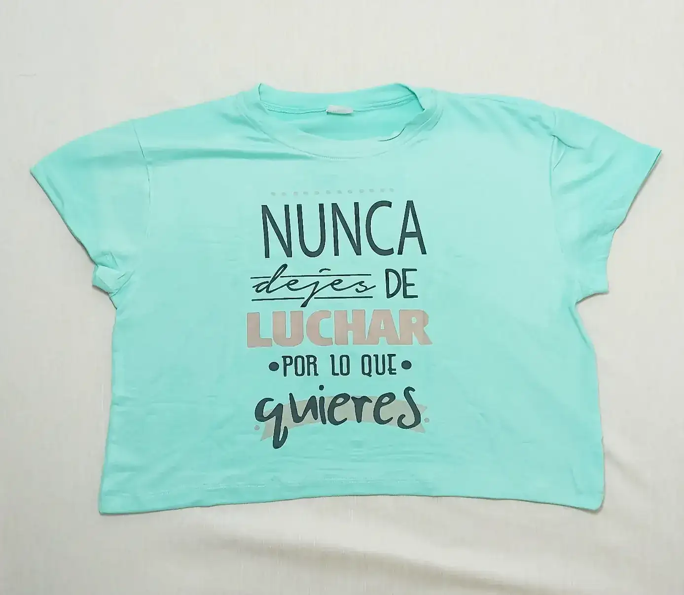 Camiseta dama corta en piel de durazno