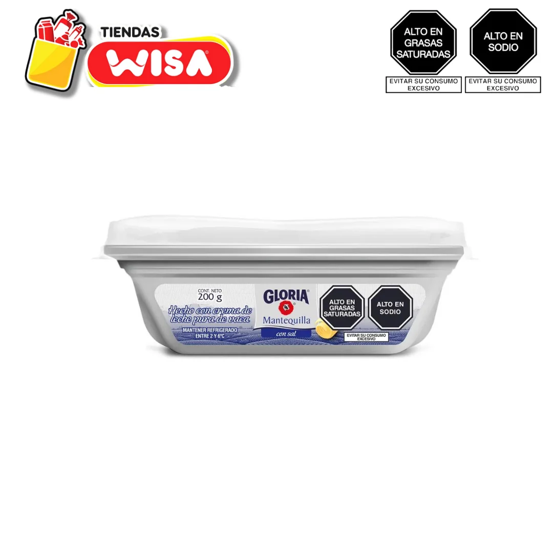 Mantequilla Gloria 200 G