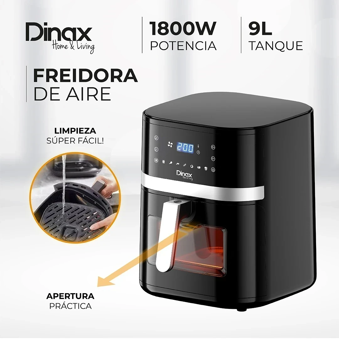 FREIDORA DE AIRE DINAX 9 LTS  