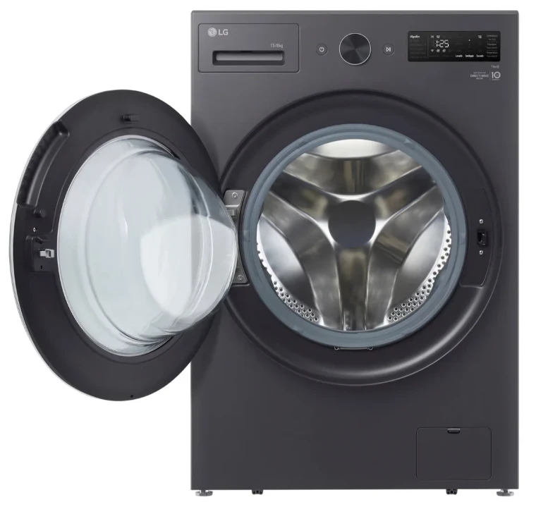 LAVASECARROPAS LG 15KG+8KG INVERTER GRIS OSCURO