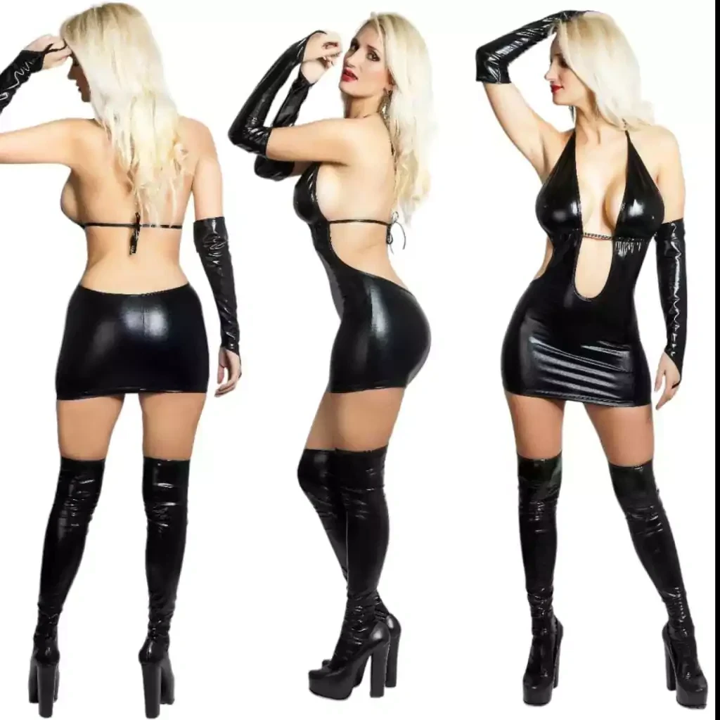 VESTIDO VINILO