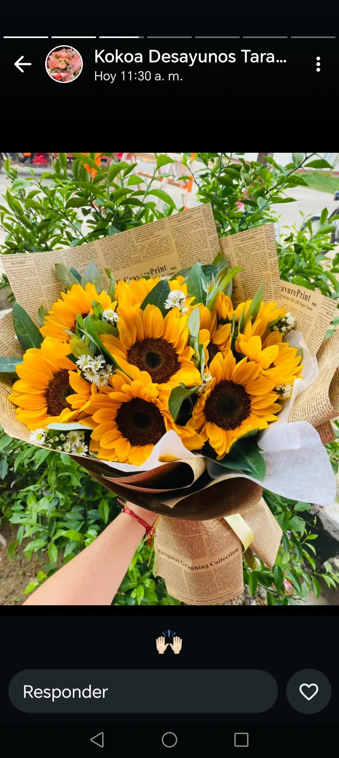 RAMO BUCHON GIRASOL