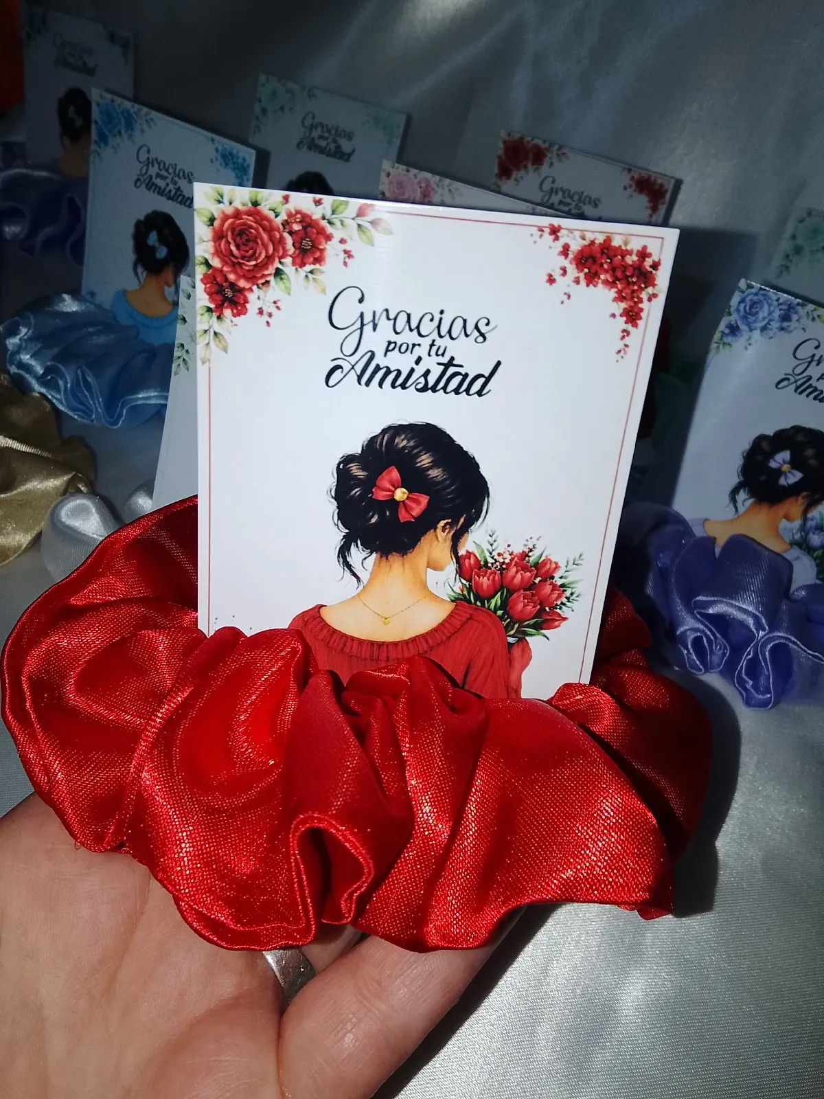Moño con tarjeta pack por 10 unidades  2