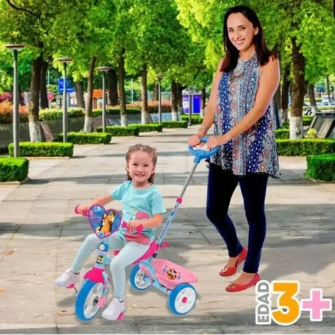 Triciclo Spirt Delux con barra de Empuje  2